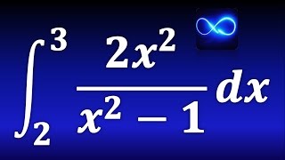 Integral definida división de polinomios EJERCICIO RESUELTO [upl. by Leamaj]