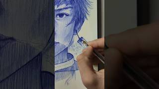 Drawing Tanjiro anime vs realism shorts [upl. by Htinek]