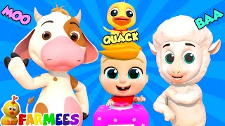 Quack Quack  Animal Sound Song  More Kids Learning Videos amp Nursery Rhymes [upl. by Surad]