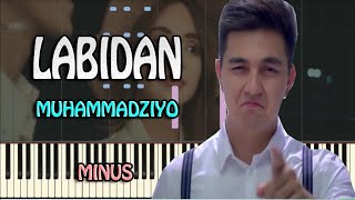 MuhammadziyoLabidan  PIANO VERSION  KARAOKE  LYRCS  MINUS muhammadziyo music trend [upl. by Sweet]