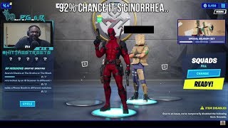 DEADPOOL VOICE TROLLING ON FORTNITE  EPISODE 5 DEADPOOL SKIN [upl. by Redleh]