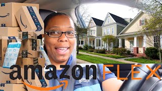 AMAZON FLEX  DELIVERING TO THE SUBURBS [upl. by Panther559]