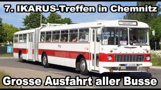 7 IKARUS Treffen in Chemnitz  Grosse IKARUS Ausfahrt [upl. by Neron966]