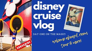 DISNEY CRUISE VLOG DAY ONE MAGIC 2024 [upl. by Ettenna]