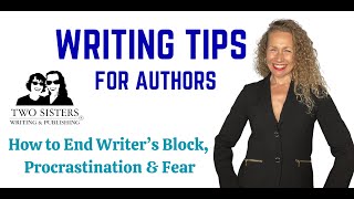 How to Write a Book  Mindset Shifts to End Fear Anxiety Procrastination and Writers Block [upl. by Sonny97]