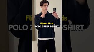 Polo Zipper Tshirt👕 🛍 subscribe alltogether04 trending fashionshortsunderbudgetflipkart [upl. by Tyre]