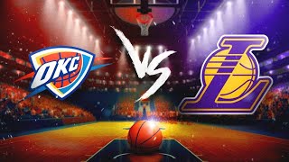 Lakers vs Thunder Watch Along  Angry Lakers Fan Media [upl. by Dloniger]