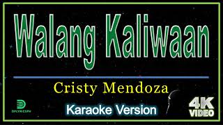 Cristy Mendoza  Walang Kaliwaan karaoke version [upl. by Komarek]