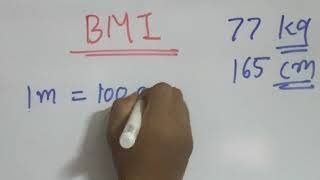 BMI  How to Calculate BMI [upl. by Annaek]