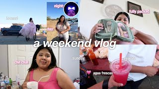 a Weekend recap vlog 🥳  quince  grwm drinks in n out remate [upl. by Aiym]