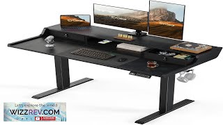 ErGear Electric Standing Desk with Drawers 48″ x 24″ Gaming Desk Review [upl. by Nnyltiac172]