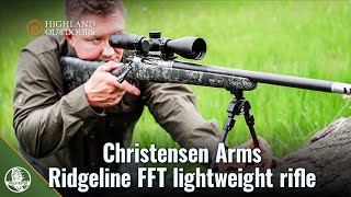 Christensens lightweight mountain rifle the Ridgeline FFT [upl. by Gierc488]