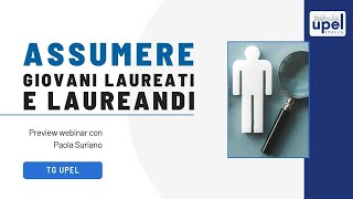 Assumere giovani laureati e laureandi  Paola Suriano [upl. by Renaldo]