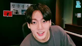 JUNGKOOK SING PIED PIPER SPRING DAY MIC DROP ON HIS BIRTHDAY VLIVE [upl. by Hamner331]