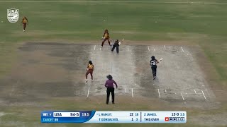 Windies U19 Women Lose Game 5 Against USA [upl. by Clova]