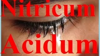 Nitricum Acidum  Acidum nitricum  Nitric Acid  Nitac Homeopathic MedicineTips For Practitioner [upl. by Xavler]