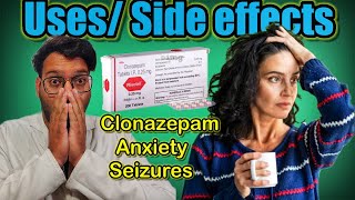 Rivotril Tablet Uses  Clonazepam Tablet Uses  Side Effects  Doses  Full Detailed in Hindi [upl. by Xymenes205]