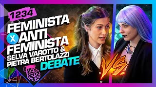 DEBATE FEMINISMO PIETRA BERTOLAZZI X SELVA ESPECTRO CINZA  Inteligência Ltda Podcast 1234 [upl. by Bubalo]