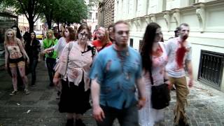 Zombie Walk Prague 2012  01 [upl. by Fabiolas957]