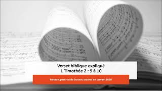 15 VERSETS BIBLIQUES EXPLIQUES  LA FEMME CHRETIENNE  1 TIMOTHEE 2 V 9 A 10 [upl. by Barber]