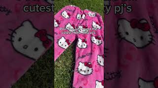 Run to get these cute Hello Kitty pajamas 🐱💖HelloKitty CutePJs [upl. by Eleph]