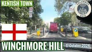 Kentish Town NW5 to Winchmore Hill N21 17102024 [upl. by Sidwohl873]