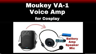 Mini wearable Voice Amp for Cosplay  Moukey VA1 NOW IN STOCK last batch  discontinued [upl. by Macfarlane247]