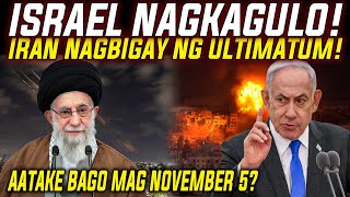 BREAKING NEWS lSRAEL NAGKAGUL0 lRAN AATAKE BAGO ANG NOV 5 [upl. by Canada]