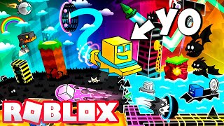 GEOMETRY DASH en ROBLOX es una LOCURA 😱 [upl. by Lucrece905]