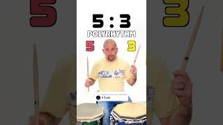 53 Polyrhythm in 15 Seconds drums [upl. by Muryh]