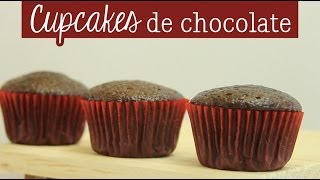 Cómo hacer Cupcakes de Chocolate  Mini serie de Repostería EP 1 [upl. by Irved]