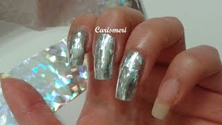 How to apply Nail Art Foils in three ways [upl. by Nikki992]