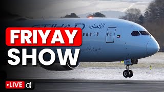 🔴 Manchester Airport LIVE ✈️ FriYAY Show [upl. by Elmaleh149]