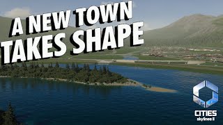 New Mountain Gateway Town Planning and Origins  Cities Skylines 2 [upl. by Baxie]