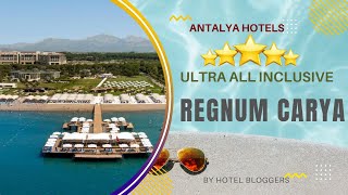 Regnum Carya Golf amp Spa Resort Antalya Hotels Belek  Full Review [upl. by Neale]