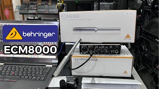 Condenser Microphone Behringer ECM8000 Ultra Linear Measurement [upl. by Okoyik523]