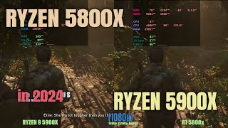 Ryzen 5800x vs Ryzen 5900x in 2024 [upl. by Nolitta811]