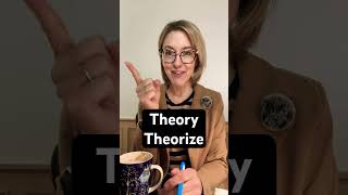 How to Pronounce THEORY amp THEORIZE  SHORTS Quick English Pronunciation Mini Lesson Learnenglish [upl. by Rexferd]