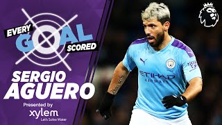 SERGIO AGUERO  RAINING GOALS  EVERY PREMIER LEAGUE GOAL SCORED  MAN CITY [upl. by Nahshun]