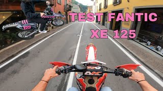 🏫 TIPICA GIORNATA IN MOTO IN VALLECAMONICA  TEST FANTIC XE 125 🔥  wheelie amp pure sound [upl. by Sabanrab]