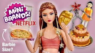 ZURU 5 Surprise Mini Brands NETFLIX Are They Barbie Doll Sized 13 Capsule Unboxing [upl. by Ennyletak407]