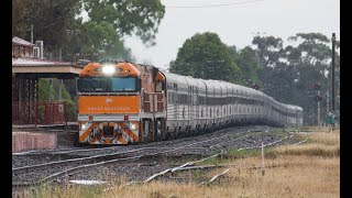 First Great Southern train from Adelaide to Brisbane for the 202425 season [upl. by Anael]