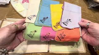 Sale Video 12 Vintage Original Boxed set of Hankies [upl. by Oleg]