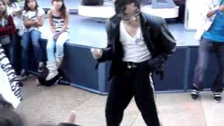 Michael Jackson Impersonator Jeffrey Perez at Disneyland [upl. by Timmons]