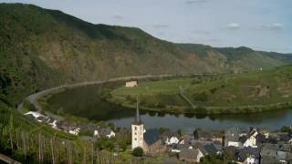 Calmont an der Mosel der steilste Weinberg Europas  Mosel Weinberg Deutschland [upl. by Annayram]