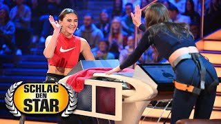 Gebärdensprache  Leony vs Stefanie Giesinger  Spiel 3  Schlag den Star [upl. by Alisan117]