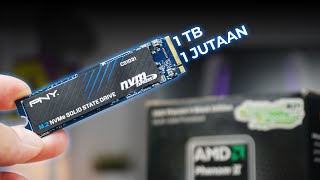 PNY CS1031 1TB  SSD NVMe dengan Harga yang Menggoda [upl. by Enneillij]