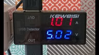 Keweisi USB voltage and current meter  review [upl. by Neerbas]