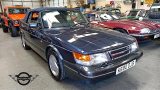 1993 SAAB 900 T 16S CONVERTIBLE AUTO  MATHEWSONS CLASSIC CARS  1 amp 2 SEPTEMBER 2023 [upl. by Vergne]