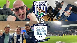 WBA VS PRESTON VLOG OKAY SCORES OUTRAGEOUS GOAL AS ALBION END THE YEAR OFF IN STYLE [upl. by Tergram300]